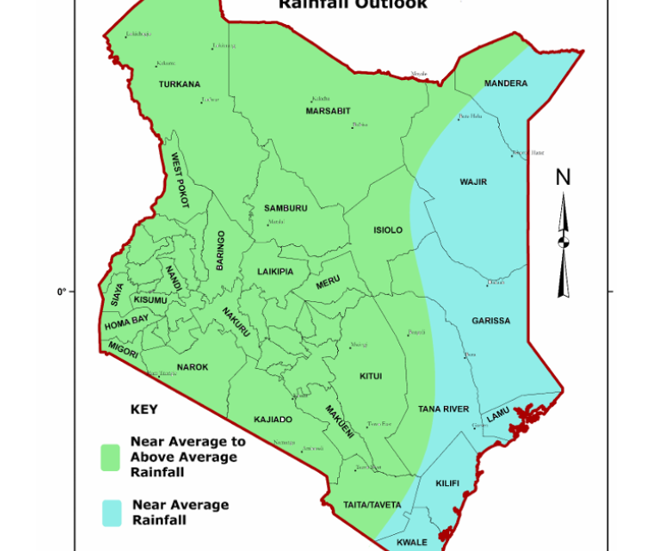 Rainfall outlook April 2024