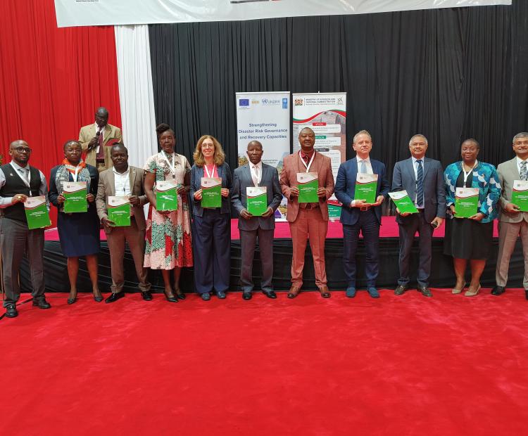 Guests posing with the launched DRM Strategy