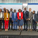 Dignitaries at the launch of the EW4ALL initiative