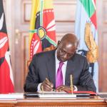 President Signing the DRM Bill